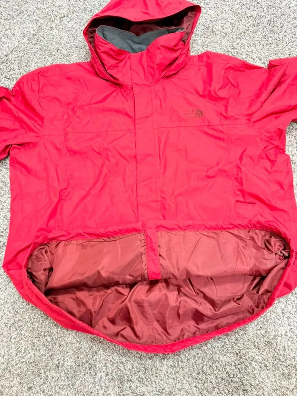 The North Face DryVent Hooded Rain Jacket Red Men’s XXL